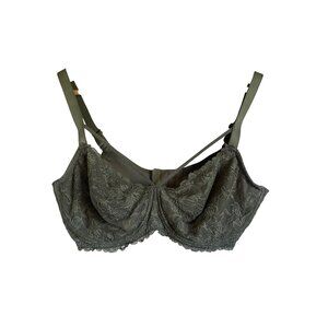 HSIA Green Lace Sheer Underwire Bra 38DDD